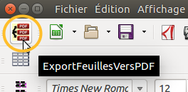 LibreOffice Calc Export PDF 1