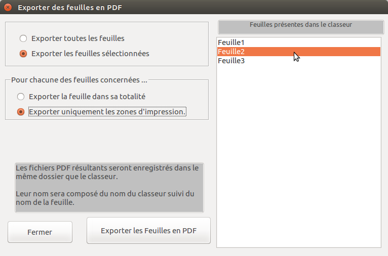 LibreOffice Calc Export PDF 2